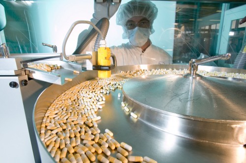 Tamiflu packaging line
