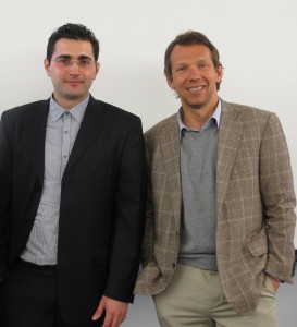 Dr. Baran Sarac (left) and Professor Jan Schroers (Right) are the co-authors and main researchers in determining the optimal microstructure for BMGs. Courtesy of Dr. Baran Sarac.