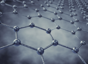 Graphene is useful for both its strength and its conductivity. It is formed in sheets just one atom thick, and it is almost completely transparent. Courtesy of Argonne National Lab.