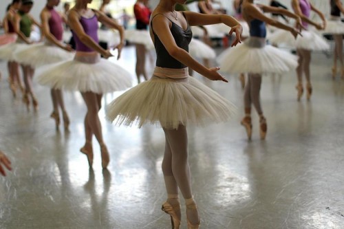 Professional ballet dancers execute countless pirouettes while training. Courtesy of Suzanne Kreiter.