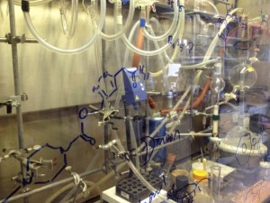 Before a biotechnology company forms, years of research in a laboratory must be completed. (Courtesy of Prof. Craig Crews)