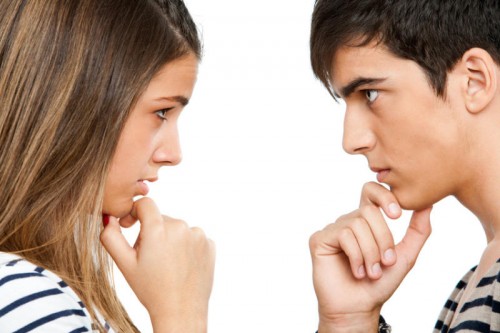 Eye contact — friendly or threatening? Courtesy of Fotolia.