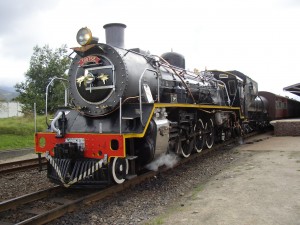 The cowcatcher, or the pointed device attached to the train’s front, helps clear the track of any debris. Photo Courtesy of Stock.XCHNG.
