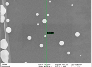 “Islands” of antimony in preparation for AFM. Image courtesy of Udo Schwarz.