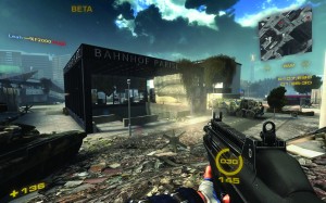  First person shooters are among the most popular video games on the market. Depicted here is the game Nuclear Dawn. Image courtesy of Wikipedia.