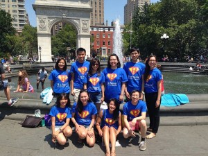 At Good Health Day, interns at Charles B. Wang worked a booth to spread awareness of the anti-bullying cause. Tarleton’s time interning at the health center helped grow her interest in Asian American health and health disparities.