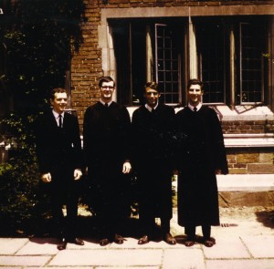 In the 1960s, Spiegel (far right) was a member of Calhoun College at Yale. 