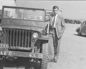 In 1949, Lethin’s father was in Germany installing radar to aid U.S. air defense. The young Lethin was excited by his father’s work. Image courtesy of Richard Lethin.