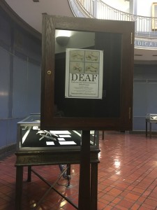 The exhibit “Deaf: Cultures and Communication” opened in January 2016 and will run until April 1, 2016. Image courtesy of Christina Kim.