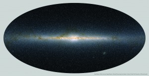 The Zone of Avoidance, created by the Milky Way’s obscuring light and dust. Image courtesy of Wikipedia.