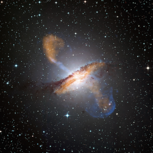 The Perseus galaxy cluster is one of the largest observable structures in the universe. Image courtesy of Dr. Megan Urry.