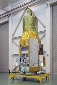 Hitomi photographed on Nov. 27, 2015, months before its launch. Image courtesy of Dr. Megan Urry.