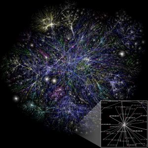 The neural network is a vast integration of knowledge and events processing. This can inspire new research in computer design. From Wikimedia Commons.